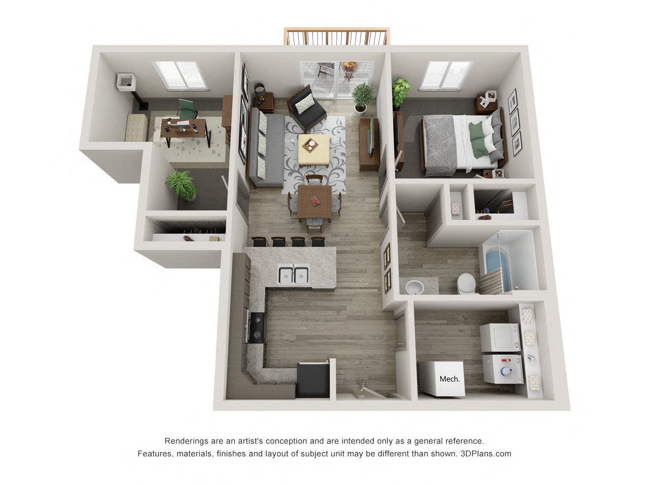 Floor Plans of Lux North in Sioux Falls, SD